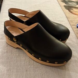 J. Crew Leather Convertible Clogs